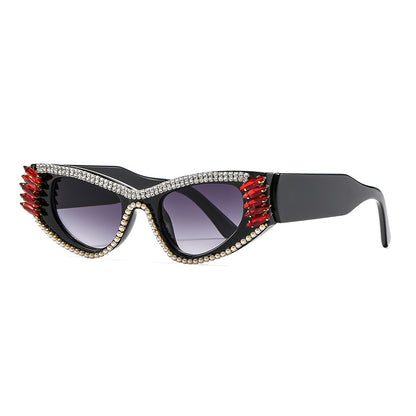 New Cross-Border European and American Cat-Eye Sunglasses for Women, Outdoor Driving and Driving Uv Protection Sunglasses