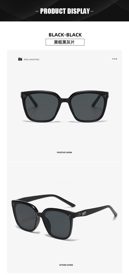 Three-Point Square Gm Sunglasses for Women, High-End Korean Fashion Sunglasses, Trendy Uv Protection Small Frame for Men