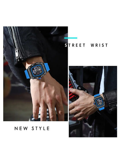 ZIDO Brand Fashion High Color Value Casual Sports Automatic Waterproof Luminous Men's Watch 1709