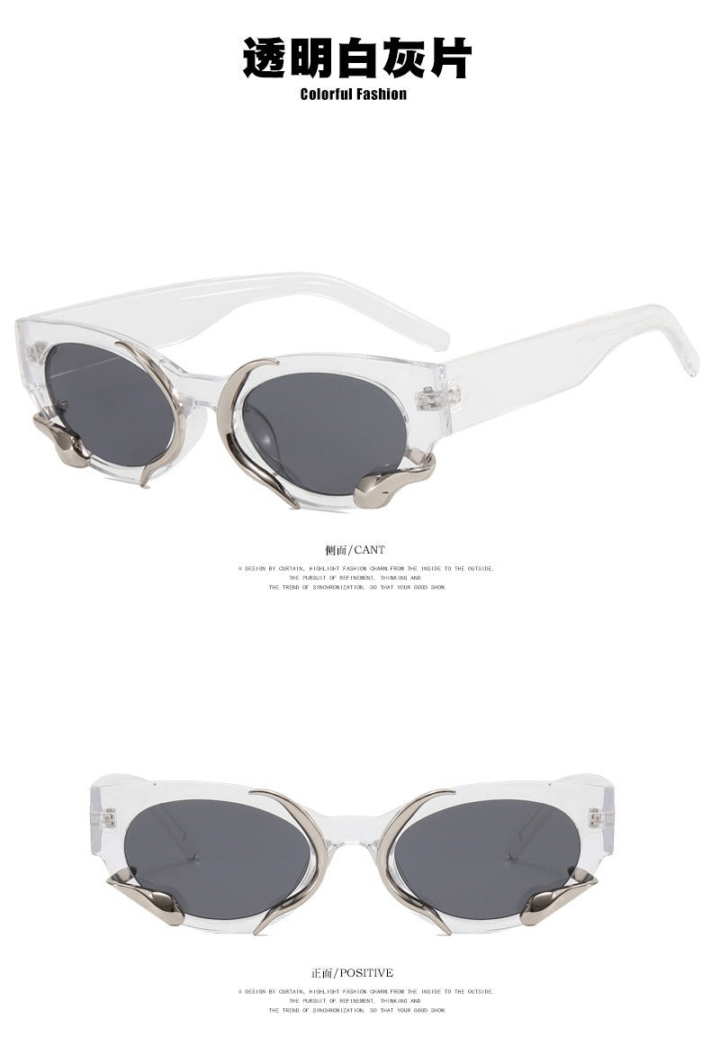 New Korean version of jennie with sunglasses net red with spirit snake sunglasses women cross-border tide sunglasses wholesale