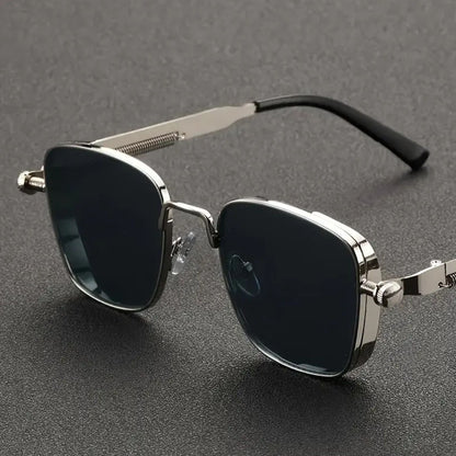 Cross-border European and American New Light Luxury High-end Sunglasses for Men and Women Retro Metal Frame Sunglasses Personalized Sunglasses
