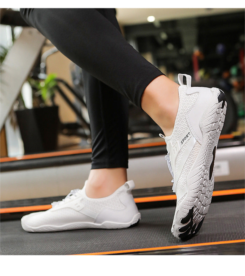 New Outdoor Beach Shoes Swimming Diving Wading Shoes Couple Non-slip Tracing Shoes Hiking Five Finger Fitness Hiking Shoes