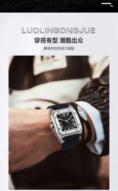 Hollow striped shandushi automatic mechanical wholesale men's watch men's atmospheric large dial waterproof mechanical watch