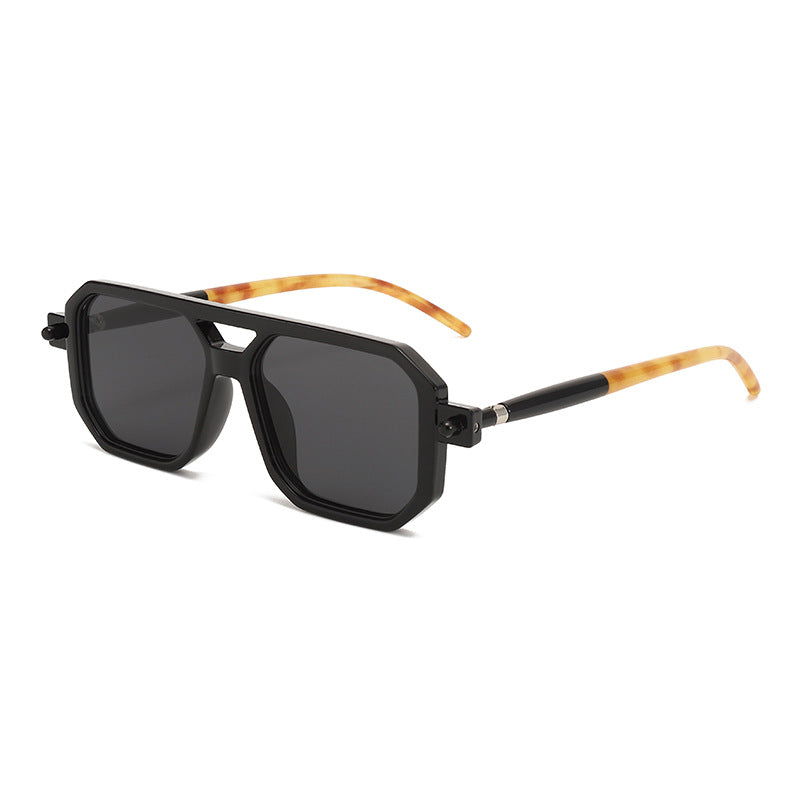 You, me, him, cross-border trend, retro, literary and modern sunglasses, Instagram street flat glasses, fashion sunglasses T2622