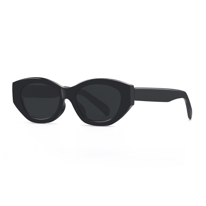 Xin Zhilei Same Style Cat's Eye Sunglasses Women's High-end Retro Polarized Sunglasses UV-proof Proximity Scopes