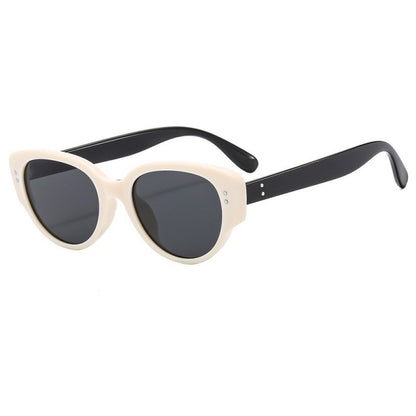 Sunglasses for Women, Retro Cat-Eye Fashion Stylish Small Frame Trendy Cool Sunglasses for Men 2025 New Sun Protection High-End Glasses