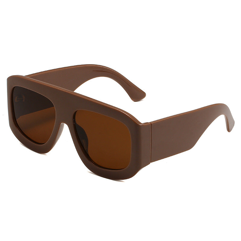 2024 generous frame European and American simple sunglasses fashion wear party party sunglasses for men and women