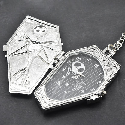 Halloween Foreign Trade Cartoon Pocket Watch Characteristic Pocket Watch Christmas Eve Green Ancient Large Pocket Watch Manufacturers Irregular Watch