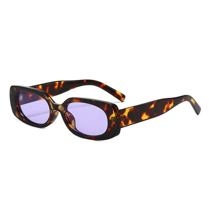 New Stylish Casual Simple Square Small Frame Sunglasses Ins Outdoor Fashion Driving Anti-Uv Sunglasses Trend
