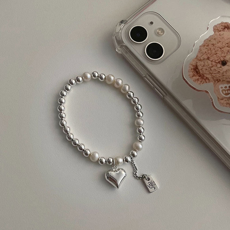 Niche Design Love Square Brand Sterling Silver Bracelet 2025 New Summer Girl Cold Wind Couple Girlfriend Gift