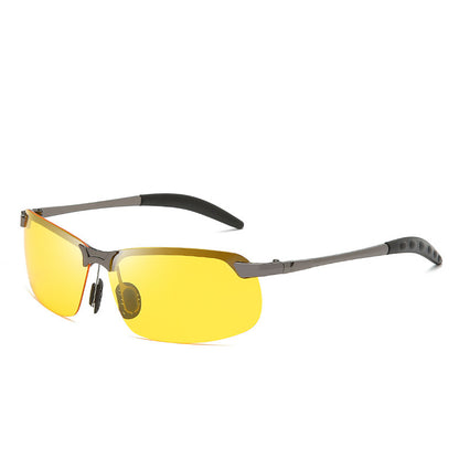 Polarized Glasses 3043 Color Changing Polarized Sunglasses Men's Fashion Fish Shooting Color Changing Glasses Outdoor Sports Sunglasses
