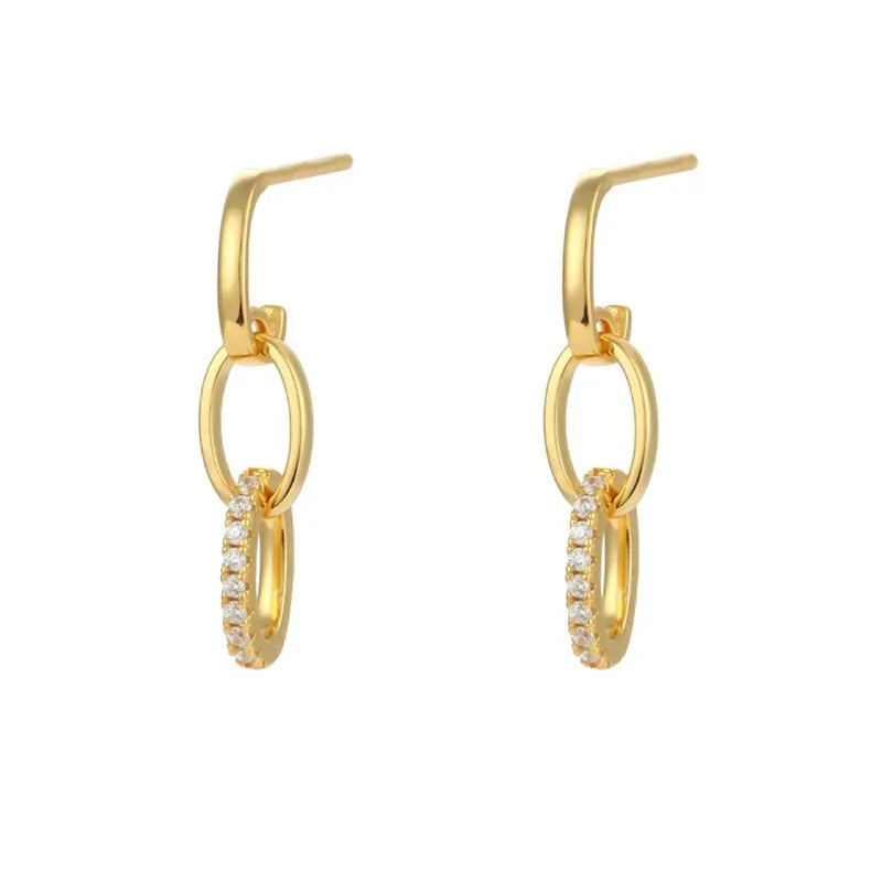 Cross-Border Exclusive Supply of Versatile and High-End Ear Cuffs with an Instagram-Worthy Style, Featuring a Fashionable and Simple U-Shaped Design with Diamond Accents and a Unique Ear Cuff Earring Set
