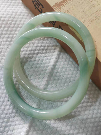 Imitation Chalcedony Bracelet Round Thick Jingle Bracelet New Chinese Style Cheongsam Accessories Guifei Bracelet Guofeng Bracelet Accessories Bracelet