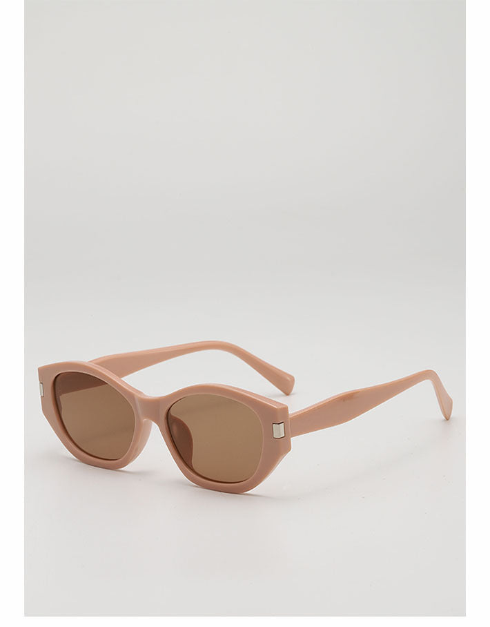 Fashion Retro Cat's Eye Distinctive Anti-UV Sunglasses Women's High-Level Street Photoshoot Concave Sunscreen Decorative Sunglasses