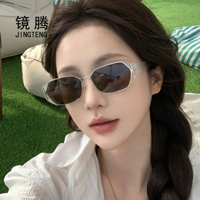 Small ice sunglasses women's high-end sense retro potato glasses 2025 new sunglasses UV protection