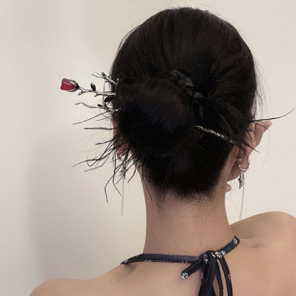 Hair Hairpin Collection Antique Temperament Disc Hair Hairpin Now New Chinese Style High-end Hanfu Accessories Hair Hairpin Headwear Hair Accessories for Women