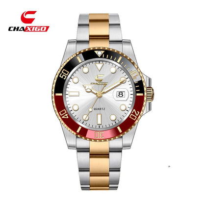 Swiss CHAXIGO quartz watch cross-border watch wholesale new green water ghost quartz luminous waterproof men's watch