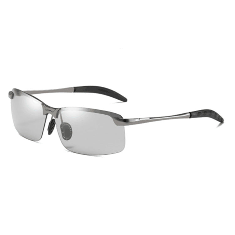 Polarized Glasses 3043 Color Changing Polarized Sunglasses Men's Fashion Fish Shooting Color Changing Glasses Outdoor Sports Sunglasses
