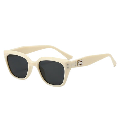 New Gm Sunglasses for Women, High-End Fashion, Internet Celebrity Retro Sunglasses, Men's Cat-Eye Anti-Uv Polarized Glasses