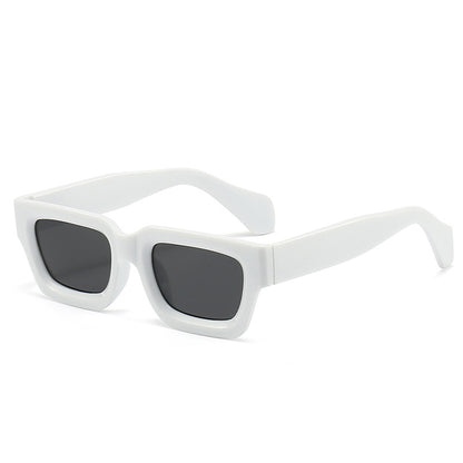 Retro Concave Small Frame Square Sunglasses 2023 New Sunglasses European and American Cross-Border Street Photography Sun Protection Trendy Sunglasses