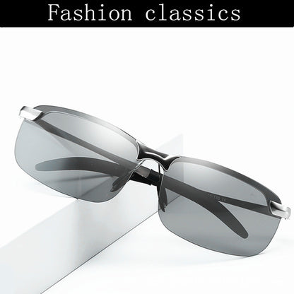 Polarized Glasses 3043 Color Changing Polarized Sunglasses Men's Fashion Fish Shooting Color Changing Glasses Outdoor Sports Sunglasses