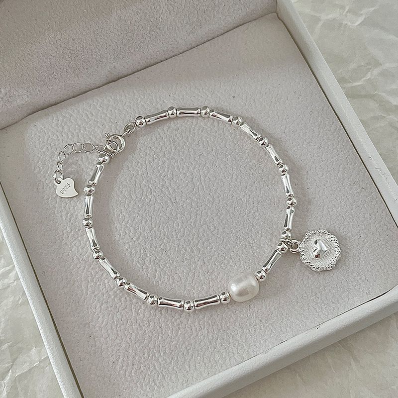 Niche Design Love Square Brand Sterling Silver Bracelet 2025 New Summer Girl Cold Wind Couple Girlfriend Gift