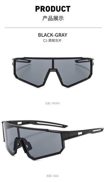 European and American Hot-Selling Goggles, Cycling Sunglasses, Mountaineering Men's Ski Colorful Dynamic Windproof and Anti-Uv Women's Sunglasses