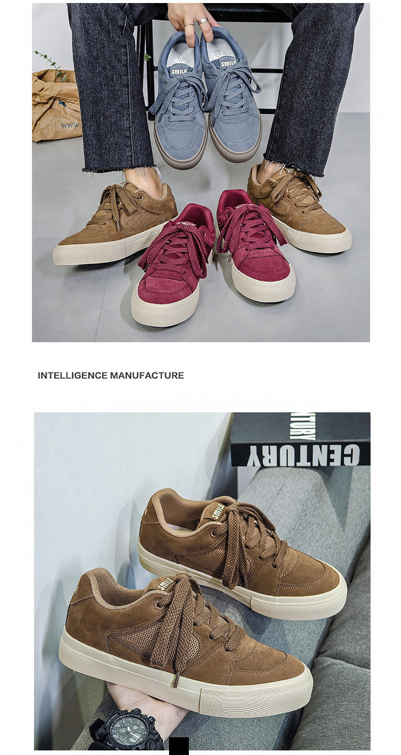 Shoes Men's 2025 Spring New Men's Shoes Korean Sports Casual Shoes All-match Niche Trendy Canvas Shoes Wholesale Cross-border