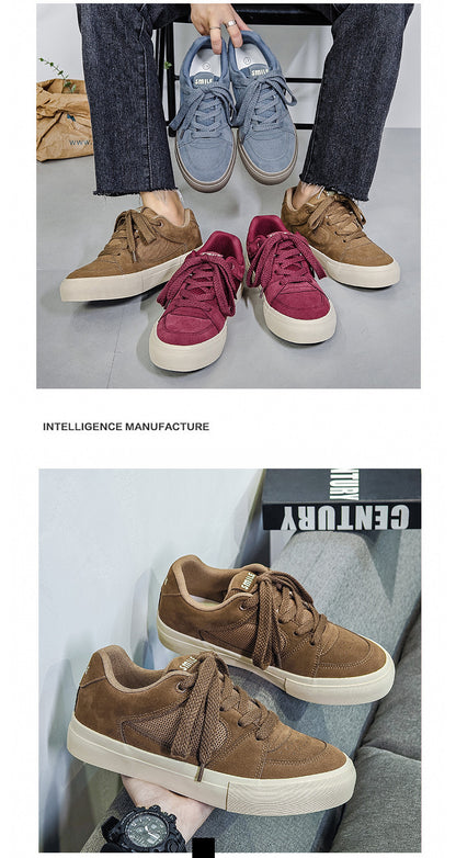 Shoes Men's 2025 Spring New Men's Shoes Korean Sports Casual Shoes All-match Niche Trendy Canvas Shoes Wholesale Cross-border