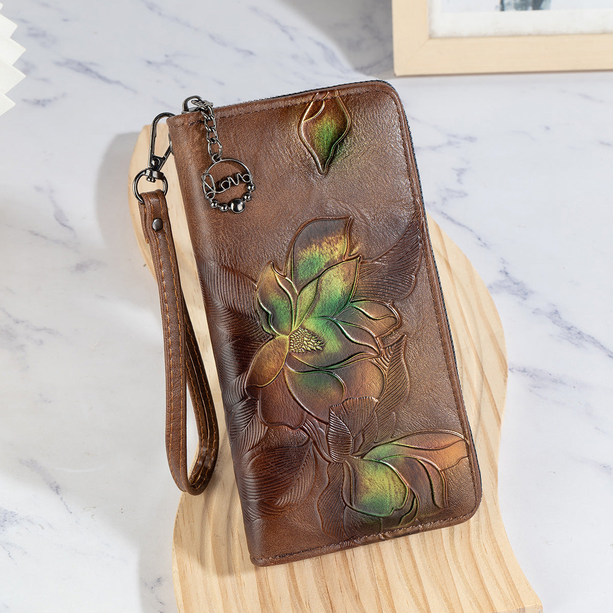 2025 Factory Direct Supply New Women's Wallet Retro Color Polished Multi-Card Slot Long Bag Wholesale Cross-Border