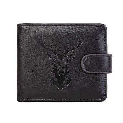 Foreign Trade Specializes in New Wallets for Men, Pu Leather Trendy Brand Fashion Short Wallets, High-End Card Holders, Multifunctional Wallets