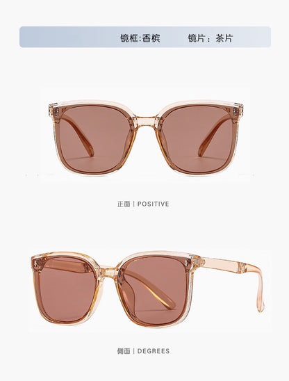 Folding Sunglasses New Style High-End Look Slimming Face Uv Protection Driving Fashion Polarized Glasses for Men and Women Cross-Border Trade