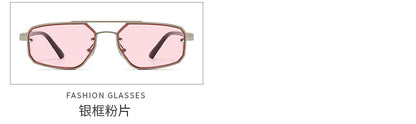 Metal Sunglasses New Trendy Cat-Eye Sunglasses for Men and Women Double Bridge Glasses in Stock Wholesale Polarized Sunglasses