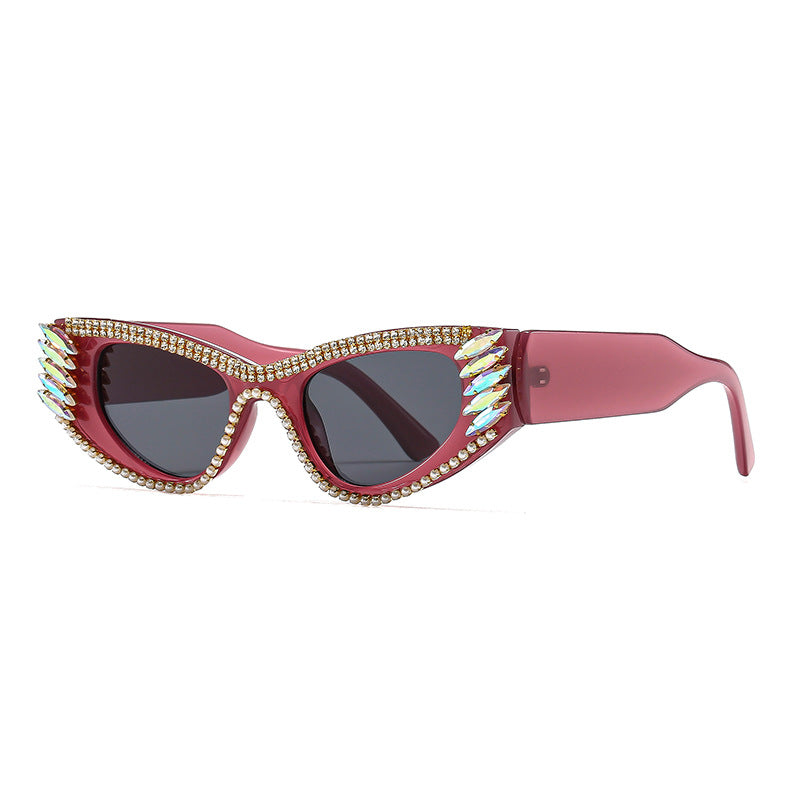 New Cross-Border European and American Cat-Eye Sunglasses for Women, Outdoor Driving and Driving Uv Protection Sunglasses