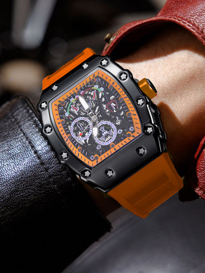 ZIDO Brand Fashion High Color Value Casual Sports Automatic Waterproof Luminous Men's Watch 1709