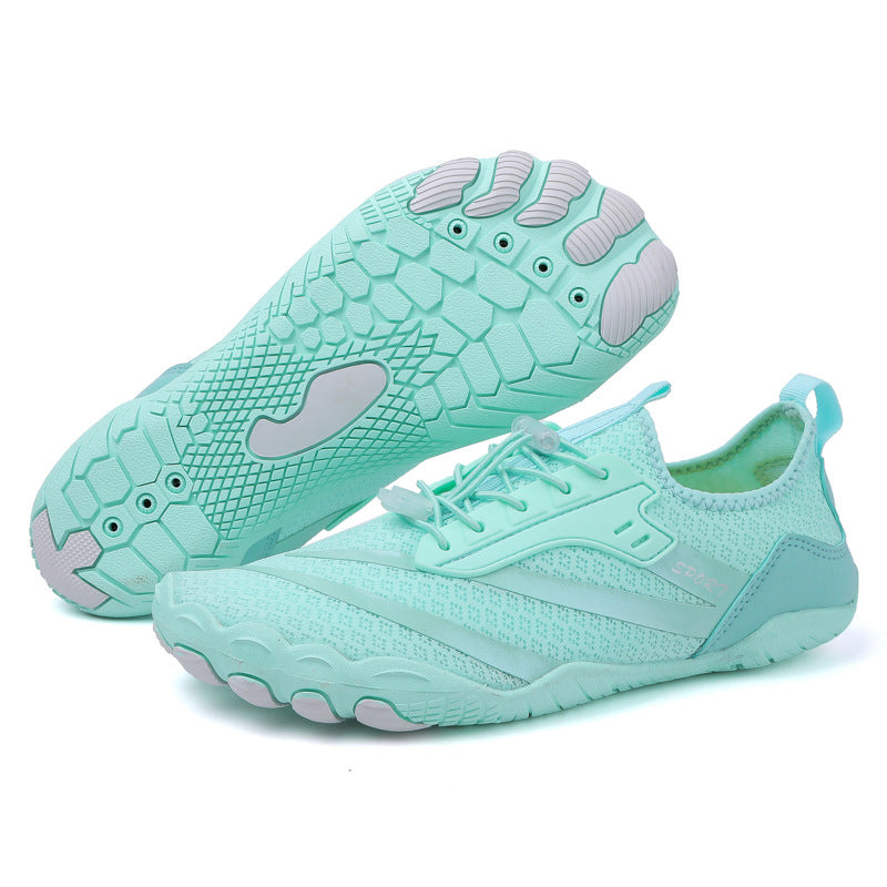 New Outdoor Beach Shoes Swimming Diving Wading Shoes Couple Non-slip Tracing Shoes Hiking Five Finger Fitness Hiking Shoes