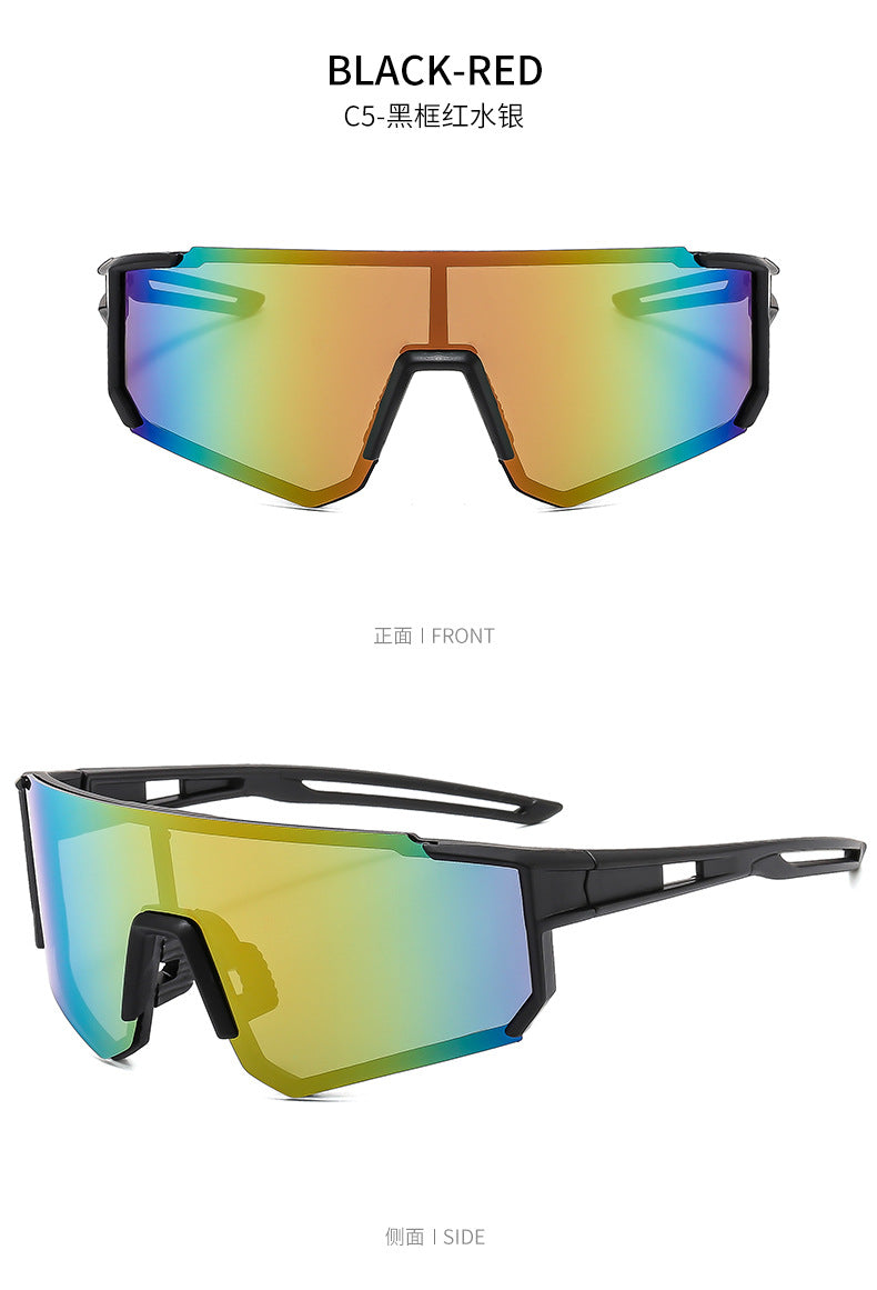 European and American Hot-Selling Goggles, Cycling Sunglasses, Mountaineering Men's Ski Colorful Dynamic Windproof and Anti-Uv Women's Sunglasses