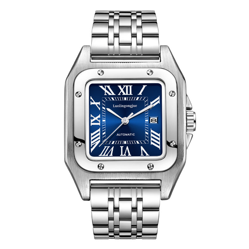 Hollow striped shandushi automatic mechanical wholesale men's watch men's atmospheric large dial waterproof mechanical watch