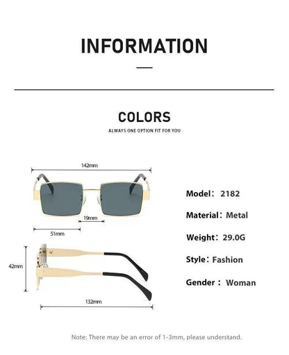 Cross-border New Arc de Triomphe Oval Metal Small Frame Sunglasses Women's High-end Fashion Street Photograph Sunglasses Sunglasses