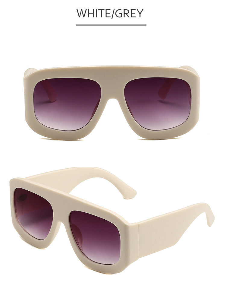 2024 generous frame European and American simple sunglasses fashion wear party party sunglasses for men and women