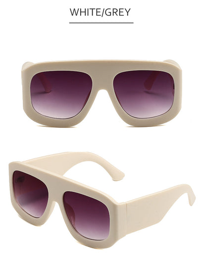 2024 generous frame European and American simple sunglasses fashion wear party party sunglasses for men and women
