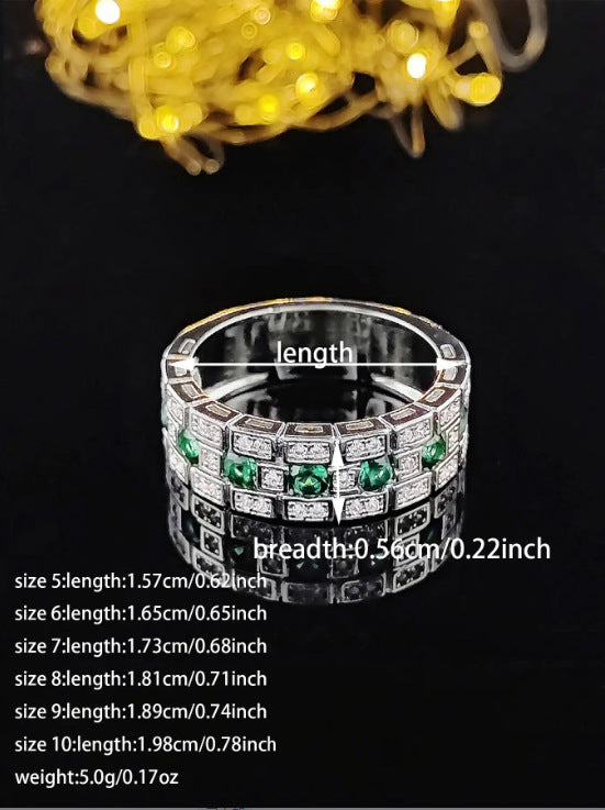 Amazon cross-border e-commerce niche design high-end ring women's classic all-match plain ring ring r7112