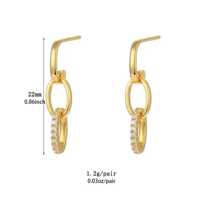 Cross-Border Exclusive Supply of Versatile and High-End Ear Cuffs with an Instagram-Worthy Style, Featuring a Fashionable and Simple U-Shaped Design with Diamond Accents and a Unique Ear Cuff Earring Set