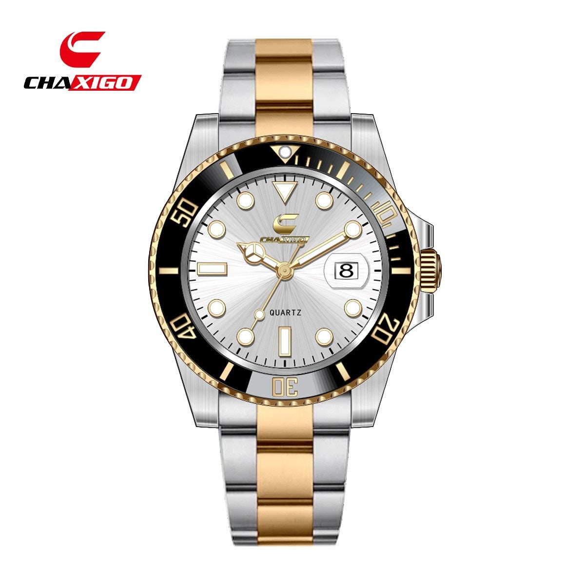 Swiss CHAXIGO quartz watch cross-border watch wholesale new green water ghost quartz luminous waterproof men's watch