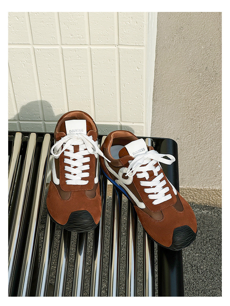 Spring and Autumn Sports Casual Shoes Trendy All-match Forrest Gump Shoes 2025 Spring New Single-layer Shoes Simple Lightweight German Training Shoes