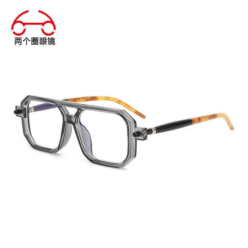 You, me, him, cross-border trend, retro, literary and modern sunglasses, Instagram street flat glasses, fashion sunglasses T2622