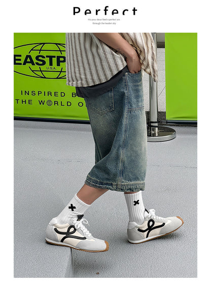 Spring and Autumn Sports Casual Shoes Trendy All-match Forrest Gump Shoes 2025 Spring New Single-layer Shoes Simple Lightweight German Training Shoes
