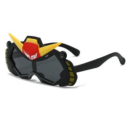 2026 New Soft Silicone Kidsren's Sunglasses for Outdoor Travel, Fashionable Cartoon Kidsren's Polarized Sunglasses with Uv Protection