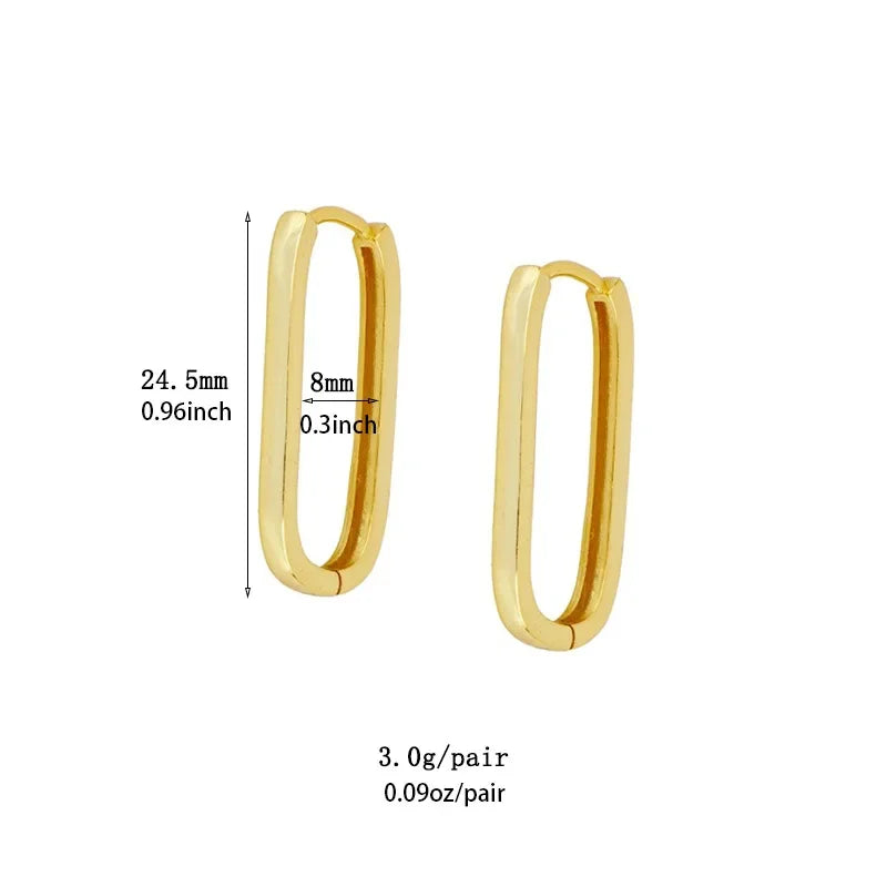 Cross-Border Exclusive Supply of Versatile and High-End Ear Cuffs with an Instagram-Worthy Style, Featuring a Fashionable and Simple U-Shaped Design with Diamond Accents and a Unique Ear Cuff Earring Set