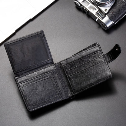 Foreign Trade Specializes in New Wallets for Men, Pu Leather Trendy Brand Fashion Short Wallets, High-End Card Holders, Multifunctional Wallets